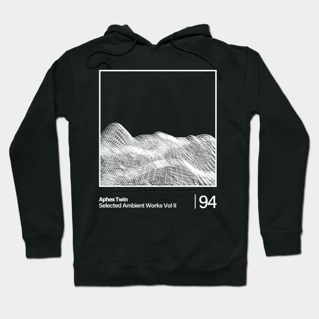 Selected Ambient Works Vol II / Aphex Twin - Graphic Line Design Hoodie by solutesoltey